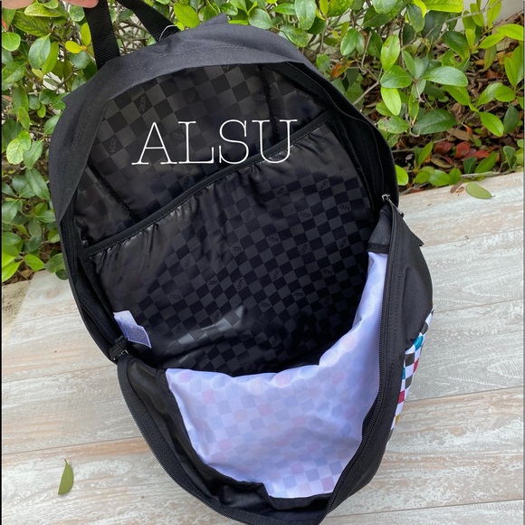 🎒SCHOOL SALE🎒VANS Glitter Check Backpack Multicolor AUTHENTIC VN0A48HGUX9 - Picture 8 of 8